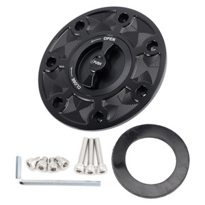 2017-2025 DUKE 790/ 890/ 390/ RC390 Quick Release Keyless Fuel Gas Cap 115mm Black Generic