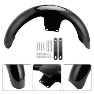 1994-1996 Touring Tour Glide Ultra Classic 19"Wrap Front Fender Black Generic