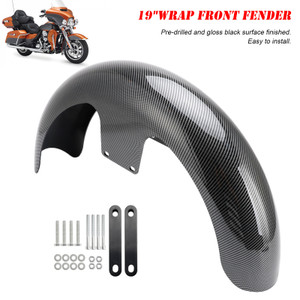 2006-2013 Touring Street Glide CVO/ EFI/ FLHX 19"Wrap Front Fender Carbon Generic