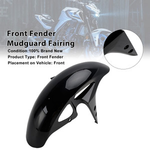2025-2026 Yamaha YZF-R3/ YZF-R25/ MT-03 Front Fender Mudguard Fairing Black Generic