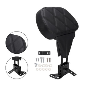 1988-2008 Touring Street Glide Electra Road Glide Road King Tri Glide Driver Sissy Bar Backrest Driver Backrest pad Diamond pattern Generic