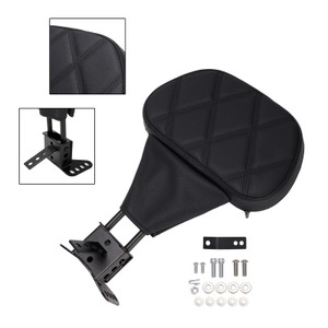 1988-2008 Touring Street Glide Electra Road Glide Road King Tri Glide Driver Sissy Bar Backrest Driver Backrest pad Diamond pattern Generic