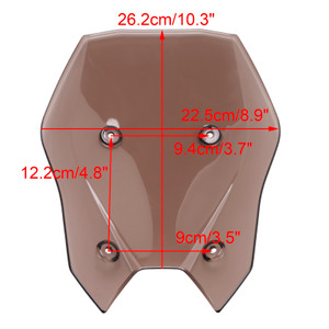 2025- Kawasaki Z900 Z 900 Windshield Windscreen Smoke Generic