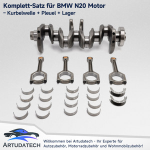 Engine Crankshaft & Connecting Rod & Bearings for BMW N20 320i 328i 528i 2.0L
