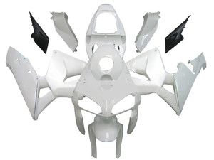2005-2006 Honda CBR600RR Amotopart Fairings Metallic White Honda Racing Customs Fairing