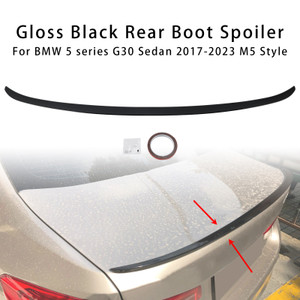 2017-2023 BMW 5 series G30 Sedan Rear Boot Spoiler Gloss Black Generic