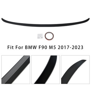 2017-2023 BMW 5 series G30 Sedan Rear Boot Spoiler Gloss Black Generic