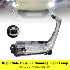 2011-2014 Peugeot 308 Mk1 Hatch Right Side DRL Light Lamp LED Bulbs Generic