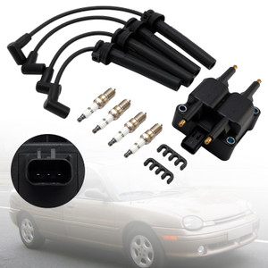 1997-2002 CHRYSLER NEON Ignition Coil Pack Spark Plug Wire Set UF189 UF403 UF410 Generic