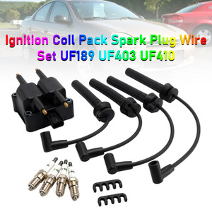 1995-2005 DODGE AVENGER CARAVAN NEON Ignition Coil Pack Spark Plug Wire Set UF189 UF403 UF410 Generic
