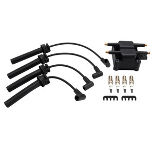 1997-2001 PLYMOUTH BREEZE GRAND VOYAGER NEON VOYAGER Ignition Coil Pack Spark Plug Wire Set UF189 UF403 UF410 Generic