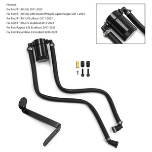 2017-2023 Ford Raptor Expedition 3.5L Oil Catch Can Air Oil Separator OCC-1077-BK Generic