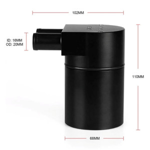 2006-2011 BMW E91 Touring 335i / 335xi Oil Catch Can Tank with Silicone Radiator Hose OCC016-Black Generic