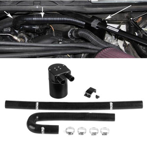 2012-2014 F30 Sedan 328i / 328xi Oil Catch Can Tank with Silicone Radiator Hose OCC016-Black Generic