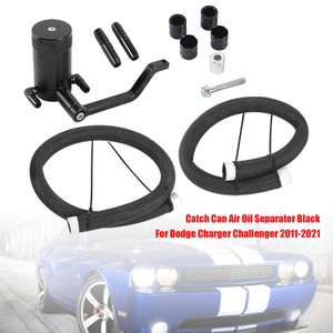2011-2021 Dodge Challenger 6.4 Catch Can Air Oil Separator Black OCC-1056 Generic