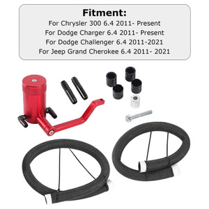 2011-Present Dodge Charger 6.4 Catch Can Air Oil Separator Red OCC-1056 Generic