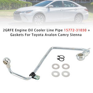 2009-2012 Toyota RAV4 3.5L 2GRFE Engine Oil Cooler Line Pipe 15772-31030+Gaskets Generic