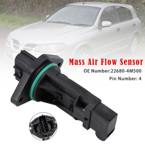 2000-2003 Nissan Pulsar N16 1.6L QG16DE Petrol Mass Air Flow Sensor 22680-4M500 Generic
