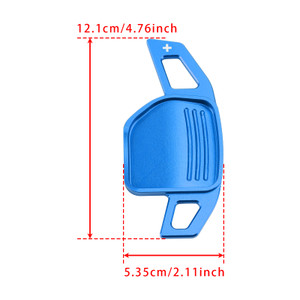 2006-2010 Audi S5 S6 S8 RS6 Q7 Steering Wheel Paddle Shifter Aluminium Blue Generic