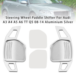 2006-2010 Audi S5 S6 S8 RS6 Q7 Steering Wheel Paddle Shifter Aluminium Silver Generic