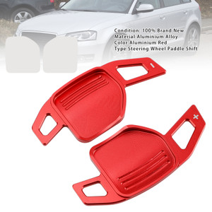 2006-2010 Audi S5 S6 S8 RS6 Q7 Steering Wheel Paddle Shifter Aluminium Red Generic