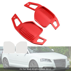 2006-2010 Audi S5 S6 S8 RS6 Q7 Steering Wheel Paddle Shifter Aluminium Red Generic