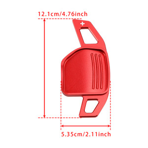 2006-2010 Audi S5 S6 S8 RS6 Q7 Steering Wheel Paddle Shifter Aluminium Red Generic