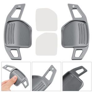 2008-2014 Audi A3 A4 A5 A6 TT Q5 Steering Wheel Paddle Shifter Aluminium Grey Generic