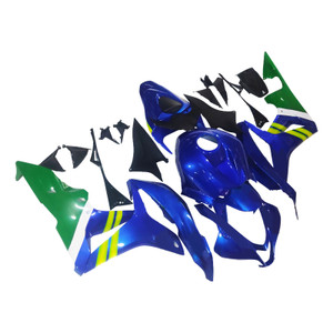 2007-2008 Honda CBR600RR Amotopart Fairings Blue & Green Movistar Racing Customs Fairing