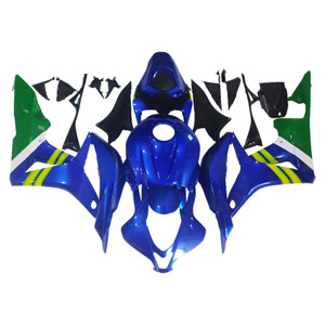 2007-2008 Honda CBR600RR Amotopart Fairings Blue & Green Movistar Racing Customs Fairing