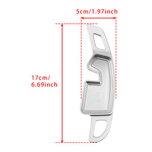 2024-up BMW 5 Series 530i 530e 540i i5 (G60/G68) Steering Wheel Paddle Shifter Silver Generic