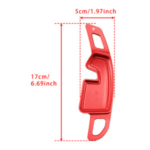 2024-up BMW 5 Series 530i 530e 540i i5 (G60/G68) Steering Wheel Paddle Shifter Red Generic