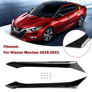 2016-2021 Nissan Maxima 2x Rear Body Molding Pillar Trim 78872-9DJ1A Generic