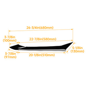 2016-2021 Nissan Maxima Rear Left Side Pillar Molding Trim 78873-9DJ1A Generic