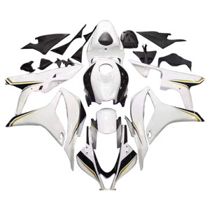 2007-2008 Honda CBR600RR Amotopart Fairings White & Black Playboy Racing Customs Fairing