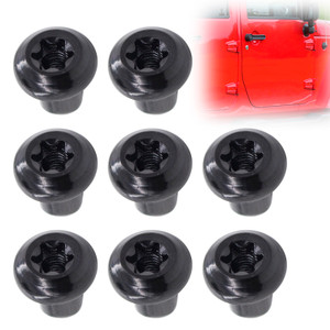 2007-2021 Jeep Wrangler JK 8Pcs Door Hinge Nut Bolt 6511744AA Generic