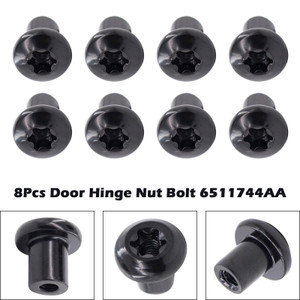 2007-2021 Jeep Wrangler JK 8Pcs Door Hinge Nut Bolt 6511744AA Generic