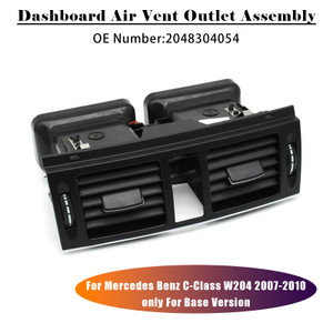 2007-2010 Mercedes Benz C-Class W204 Dashboard Air Vent Outlet Assembly 2048304054 Generic