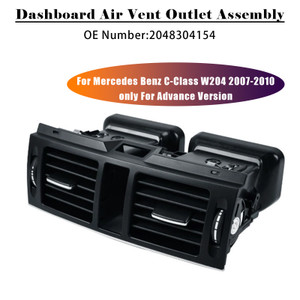 2007-2010 Mercedes Benz C-Class W204 Dashboard Air Vent Outlet Assembly 2048304154 Generic