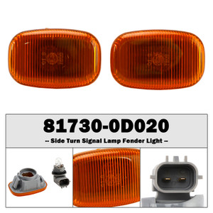 1994-2005 Toyota RAV4 Side Turn Signal Lamp Fender Light 81730-0D020 Clear Generic