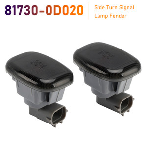 2002-2006 Toyota Vios / Soluna Vios Side Turn Signal Lamp Fender Light 81730-0D020 Smoked Generic