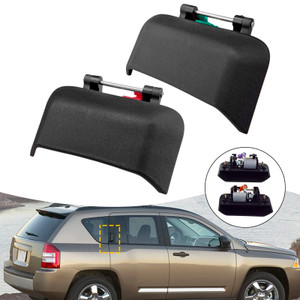 2007-2016 Jeep Compass 1Pair Left+Right Car Rear Door Exterior Handle Black Generic