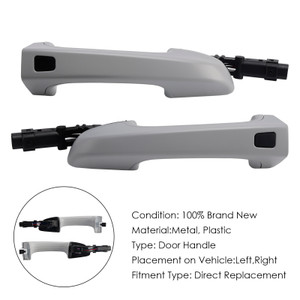 2011-2018 Porsche Cayenne Left&Right Side Exterior Door Handle 95853120501G2X Generic