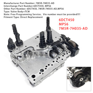 6DCT450 MPS6 7M5R-7H035-AD Transmission Mechatronic Valve Body+TCM For Ford Volvo