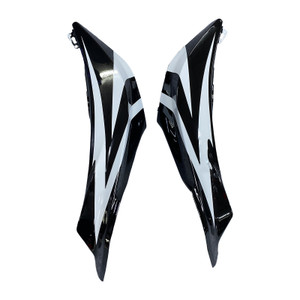 2007-2008 Honda CBR600RR Amotopart Fairings Black & White CBR Racing Customs Fairing