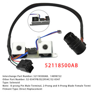 2000-2007 Dodge Ram 1500 2500 3500 TCC Overdrive Solenoid w/ Wire Harness 52118500AB Generic