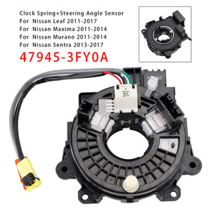 2011-2017Nissan Maxima Murano Sentra Clock Spring+Steering Angle Sensor 47945-3FY0A Generic