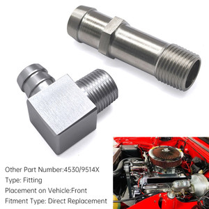 1962-1979 Nova 2PCS Heater Hose Fitting 3/4" Water Pump 5/8" Intake 4530/9514X Generic