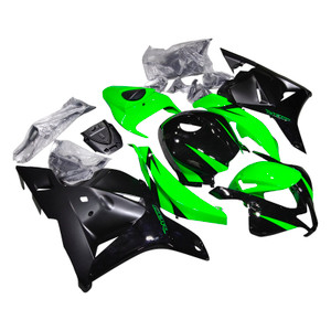 2009-2012 Honda CBR600RR Amotopart Fairings Green & Black CBR Racing Customs Fairing