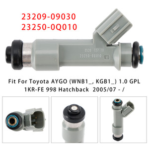 2005- Toyota Citroen Peugeot 1.0 1Pcs Fuel Injector 23209-09030 23250-0Q010 Generic